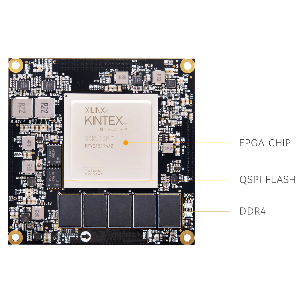Alinx Xilinx ACKU15 FPGA SoM مع AMD Kintex Ultrascale + XCKU15P