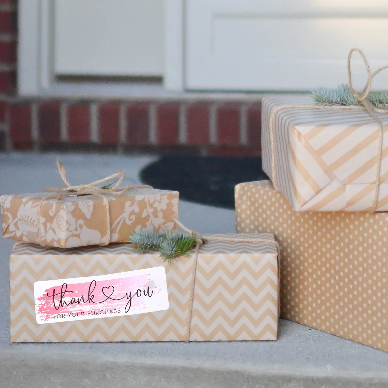 3 Rolls Seal Stickers Thank Theme Decorative Seal Sticker for Gift Wrapping Envelope Label Stickers for Packaging