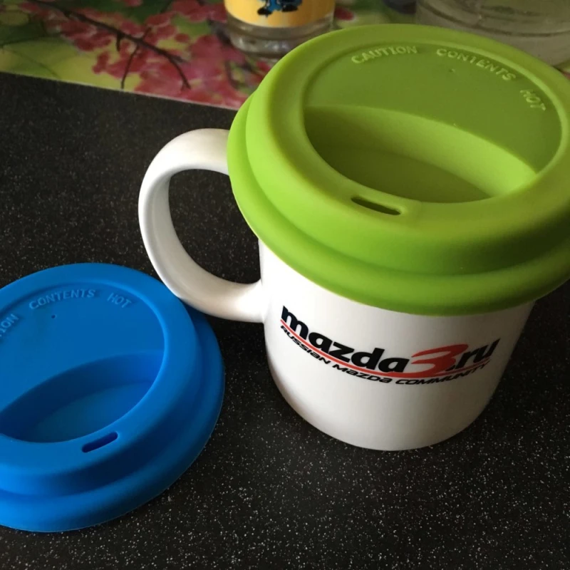 Silicone Insulation Leakproof Cup Lid  Kitchen Tea Coffee Sealing Lid Heat Resistant Anti-Dust Mug Cover Caps Home Supplies