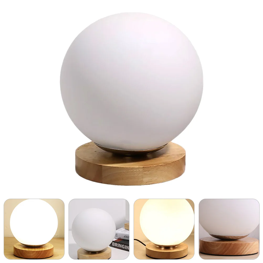 

Modern Touch Light Ball Shape Warm Color Bedside USB Desk Table Ball Shape Lamp Lamp Bedroom Night Light Decor