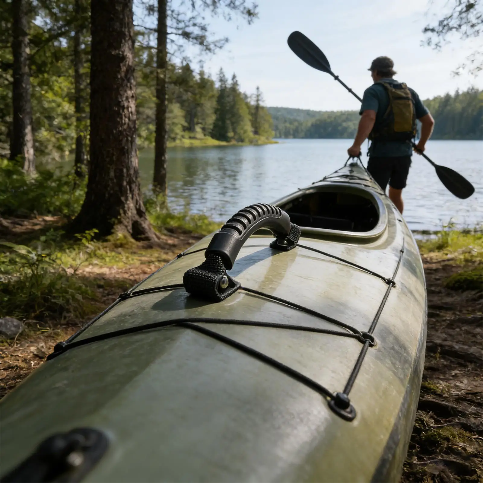 

Ручки для каяка, 4 штуки, сверхпрочные нейлоновые резиновые ручки с винтами, запасные части для каяков, чемоданов, дверей, каноэ, лодок