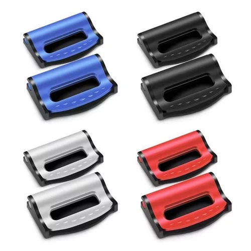 Imagen 1 del producto Clips ajustables para hebilla de cinturón de seguridad de coche, tapón para cinturón de seguridad, hebilla antideslizante para cinturón de seguridad, Clip de fijación, accesorios para coche, 2 uds.