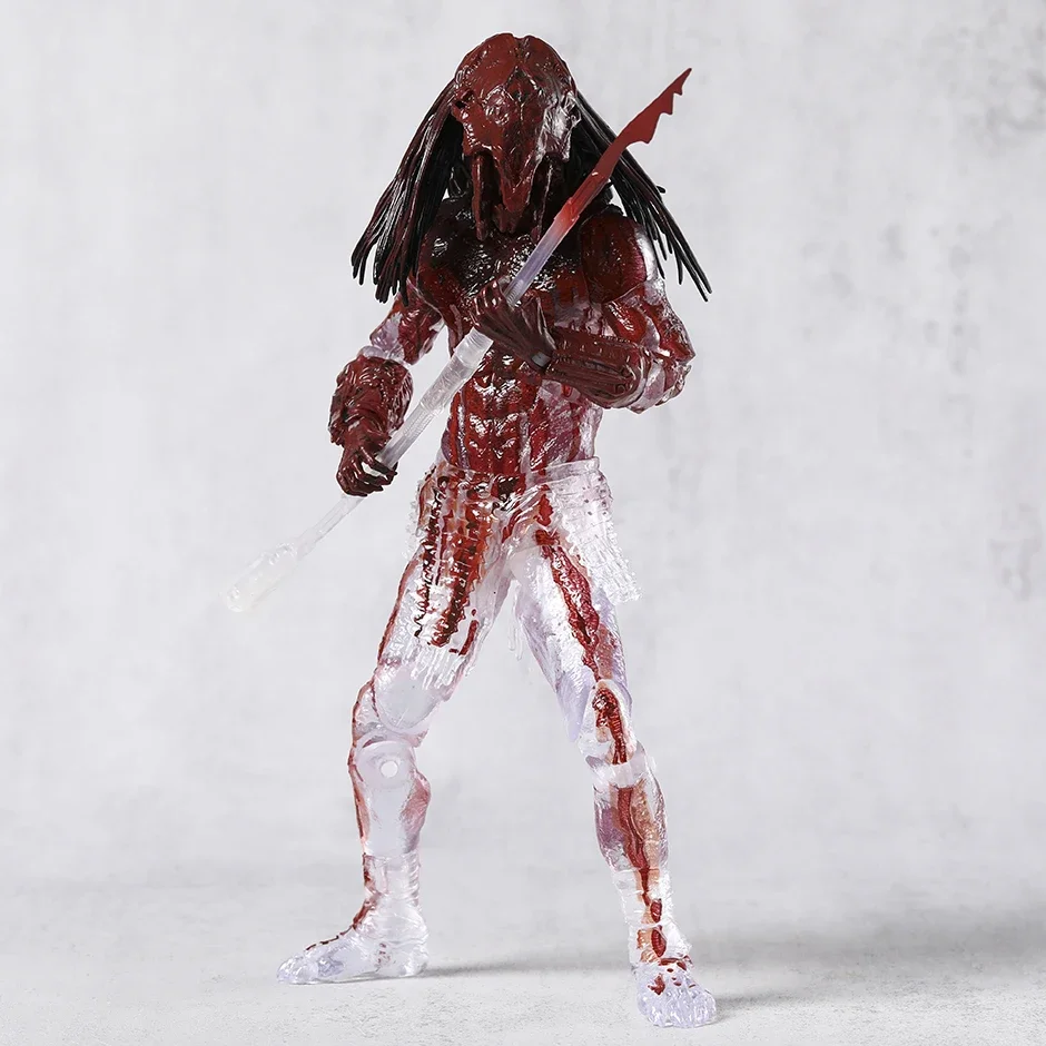 NECA Prey Bear Blood Feral Predator ตุ๊กตาคอลเลกชันตกแต่ง Action Figure ของเล่น