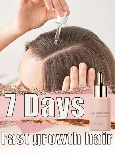 Suero de crecimiento rápido para el cabello, tratamiento para adelgazar el cabello, antipérdida de cabello, previene la calvicie, cura del cuero cabelludo, nutre las raíces fuertes, aceite de esencia