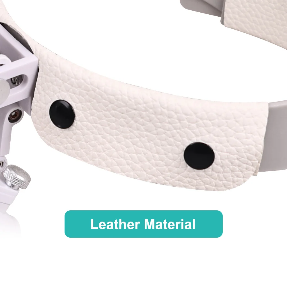 3.5X/2.5X 확대율 쌍안경 치과 루페 LED 라이트 포커싱 헤드라이트 수술용 확대경 치과 실험실 헤드램프 도구