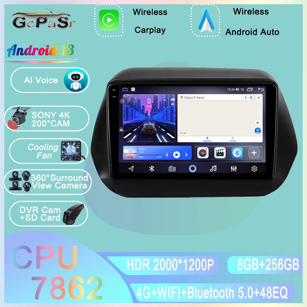 

Android For Chevrolet Camaro 6 2015 - 2023 Car Radio GPS Navigation Multimedia Stereo Player Carplay QLED WIFI BT No 2 din DVD