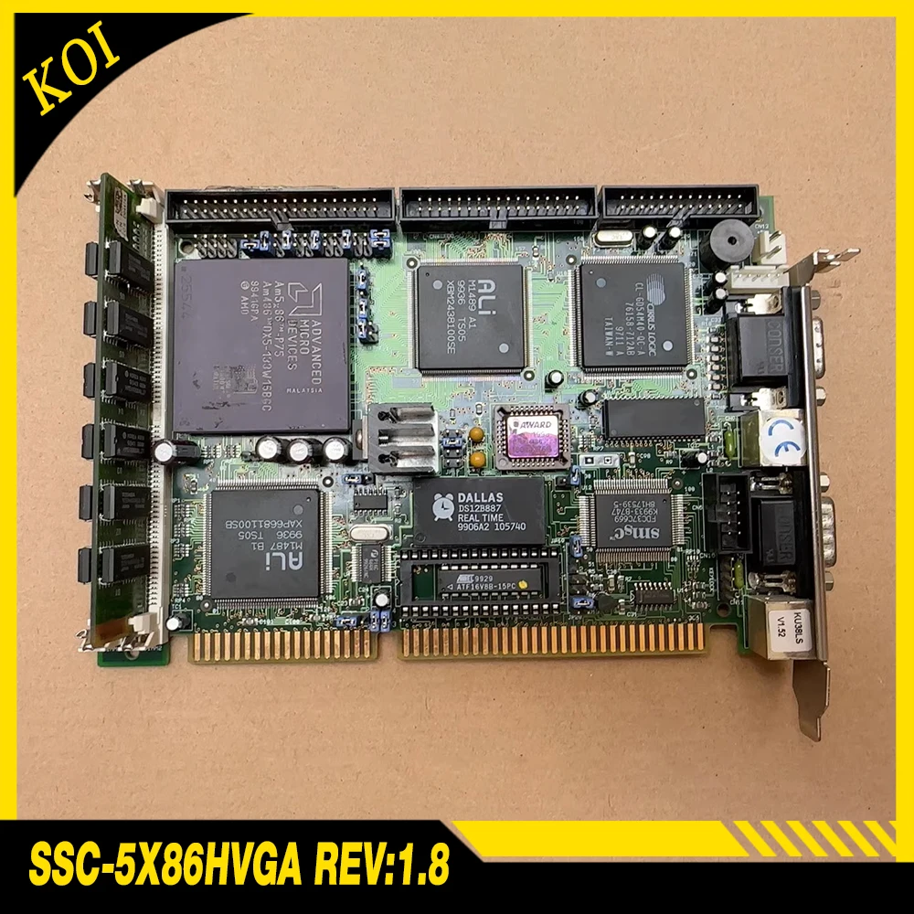 

Оригинальная материнская плата 486 SSC-5X86HVGA REV: 1,8