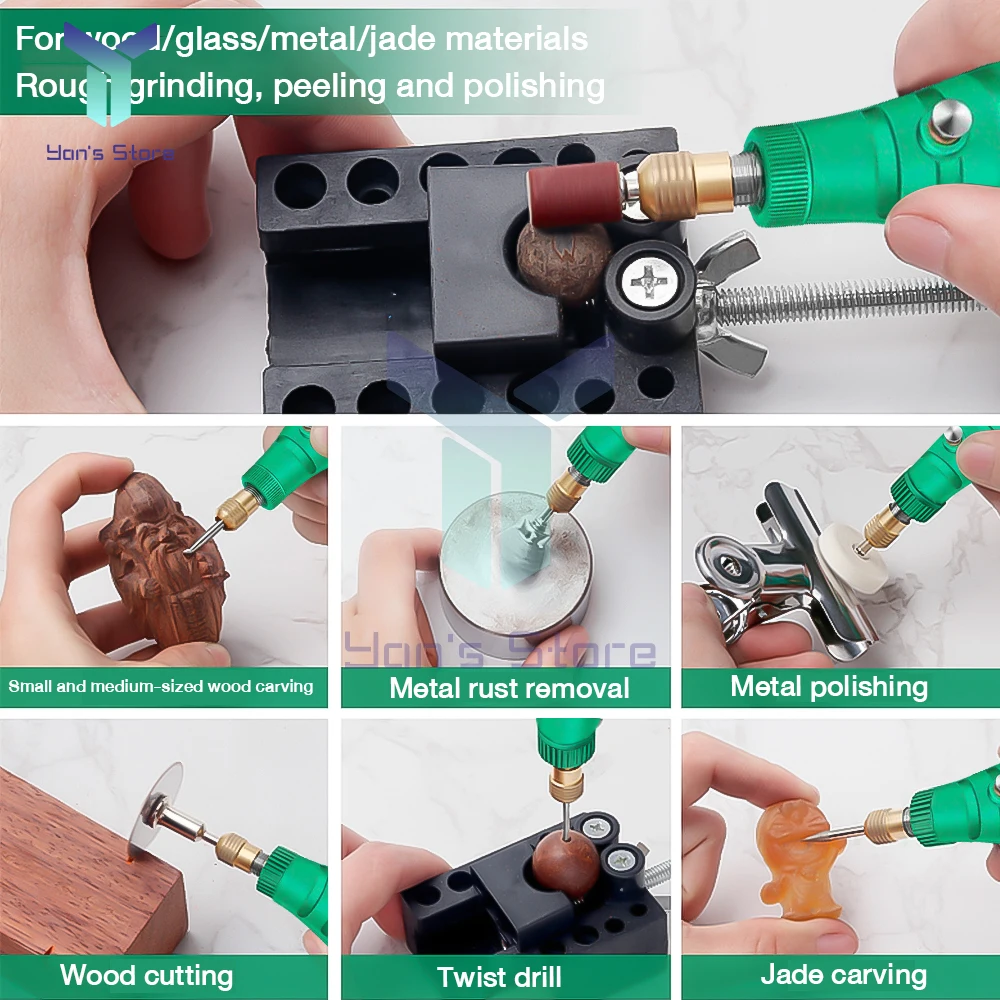 Amoladora de taladro eléctrico 27/137 en 1, bolígrafo grabador, Mini herramientas eléctricas de ajuste, accesorios de rectificadora, 100-240V, 13W