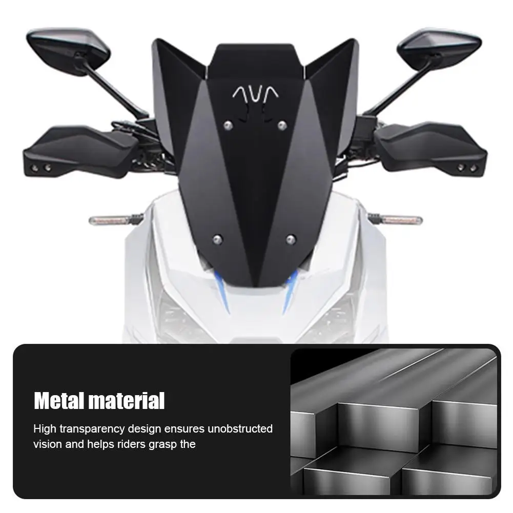 Aluminium Alloy Motorcycle Windproof Modified Windshield Metal Heightening Windshield FOR ZONTES 368G 368-G 368 G G368 G-368