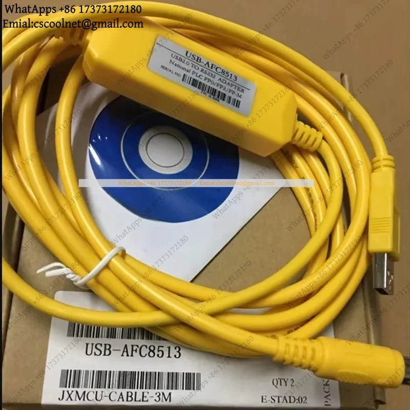 k3 USB-AFC8513 PLC Programming Cable Adapter for Panasonic FP0, FP2, FP-X, FP-M