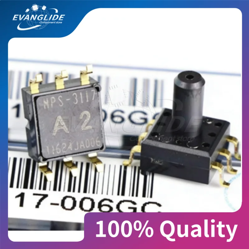 2 PCS/LOT 100%Quality & New MPS3117-006GC-A2/A3 MPS-3117-001GC  MPS-3119-006GC SMD-6P, 7x7mm Pressure Sensor