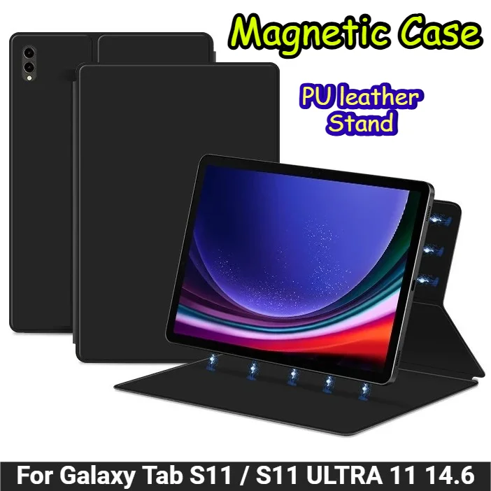 

Slim Smart Adsorption Magnetic Case for Samsung Galaxy Tab S11 Ultra 14.6 11 S10 Lite S9 FE 10.9" SM-X730/X736B/X936/X936B Cover