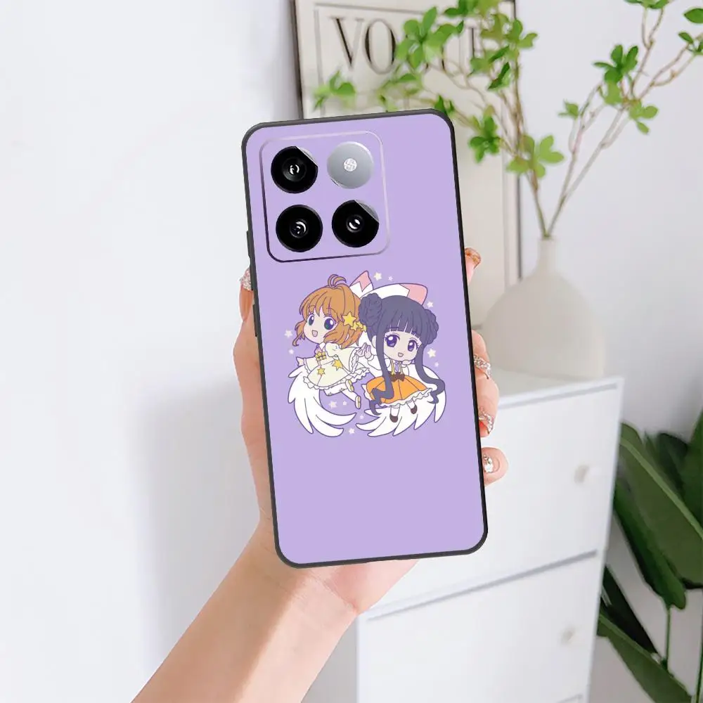 

Cardcaptor Sakura Phone Case For Xiaomi 14 Ultra 14 13T 13Pro 13 12T 12 11T 11i 11 Black Silicone Case