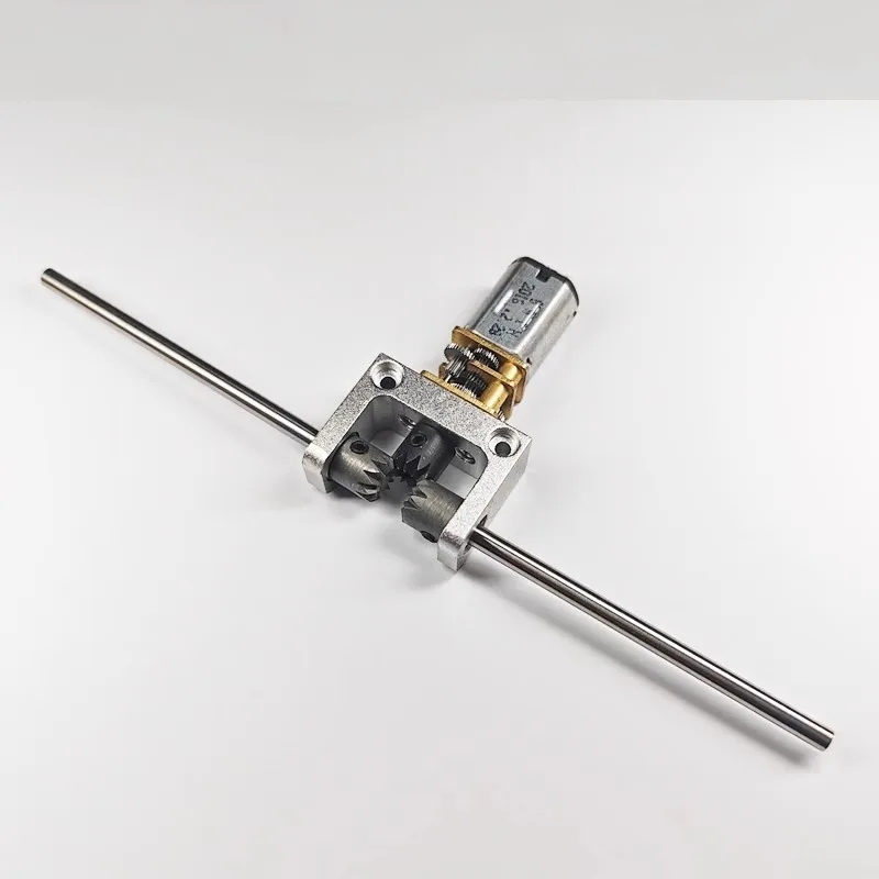 2/3mm shaft N20 motor rear axle power transmission 90 degree 1:1 bevel gearbox bevel gear T-type commutator
