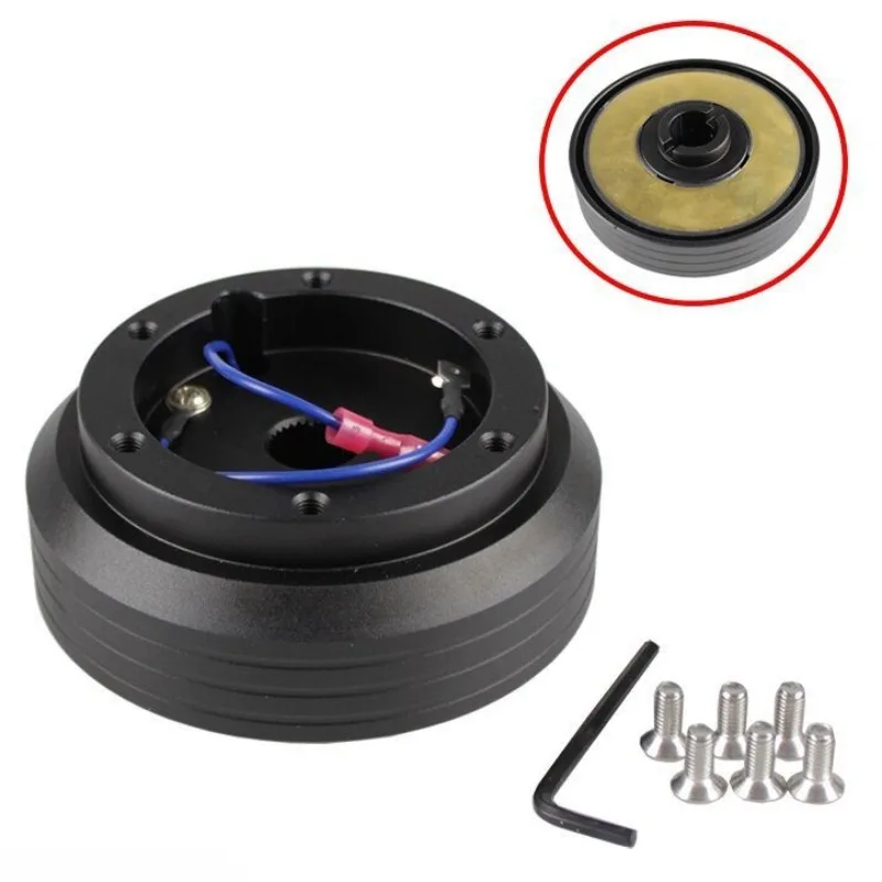 عجلة توجيه سيارة من الألومنيوم محور قصير ينطبق على Honda Civic EK 130H EG 110H ملحقات توجيه تعليق السيارات #2