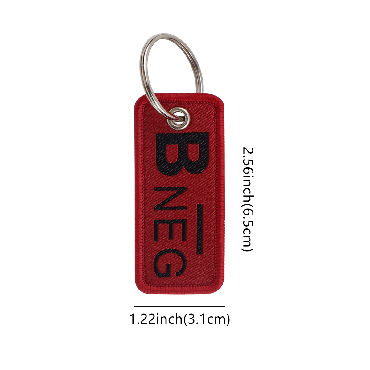 Letter Text Style Key Fobs Holder Key Tag Embroidery Key Chain for Motorcycles Men Women Key Ring Jet Tags Accessories