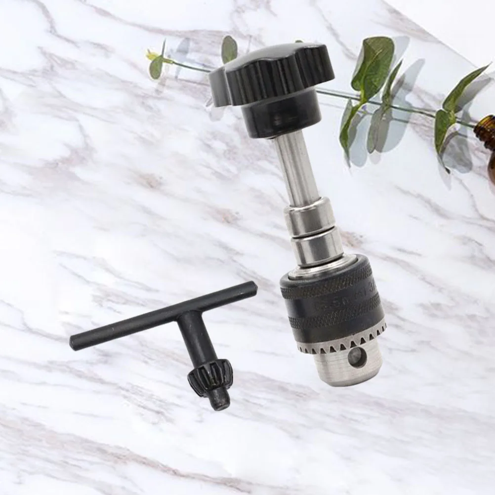 

0.5-6.5mm Hand Drill Manual Hole Punch Mini Chuck Rotary Drill Jewelry Bead Tool Hand-Pressure Twisting Tool
