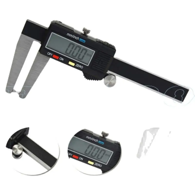 60MMStainless steel digital Brake Disc vernier Caliper  electronic Brake caliper Disk caliper  Tyre Thickness Gauge Ruler