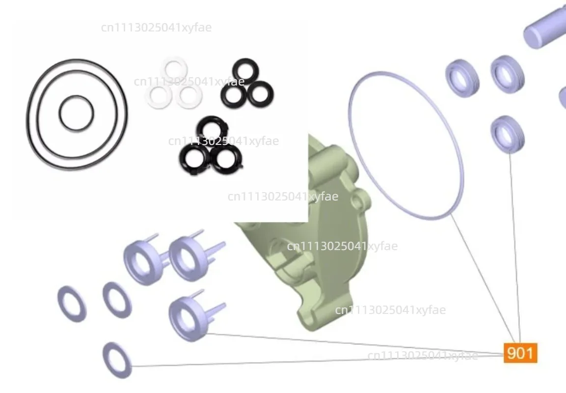 Seal Kit Replacement for K7 Premium Smart Series 4.100-834.0 Pressure Washer Pump Seals O-Rings Fix Leaks