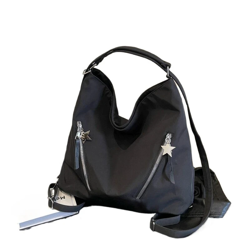 

Новая однотонная нейлоновая большая сумка, легкий и высококачественный модный рюкзак большой вместимости «два в одном», сумка-мессенджер для женских сумок