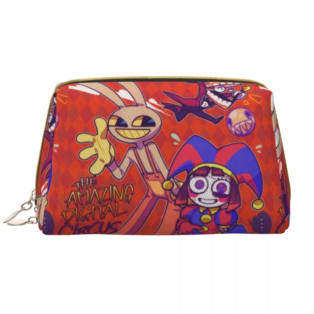 Amazing Circus Cartoon Games Digital Makeup Bag for Women Travel Cosmetic Organizer Cute Pomni Storage Toiletry Bags