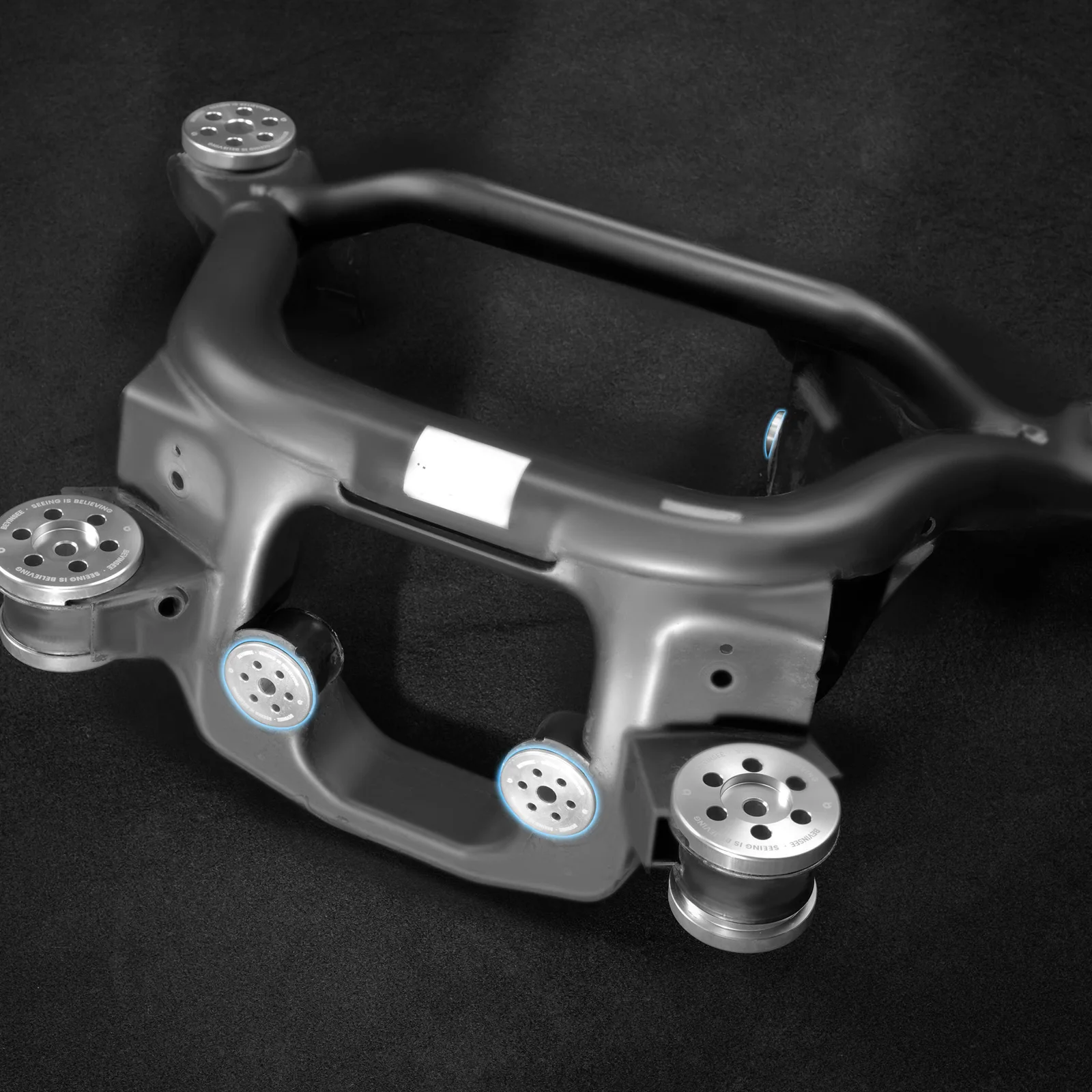 BEVINSEE Aluminium-Differentiallager-Buchsen-Sets für BMW E46 1999-2005 Z4 E85 2003-2008, ersetzt 33176770788/33176751808 – Detail 10