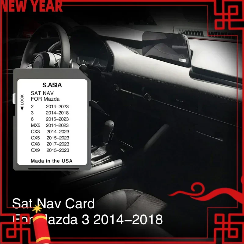 

for Mazda 3 from 2014 2015 2016 2017 2018 Navigation Card Sat Nav Cover South Asia Cover Philippines