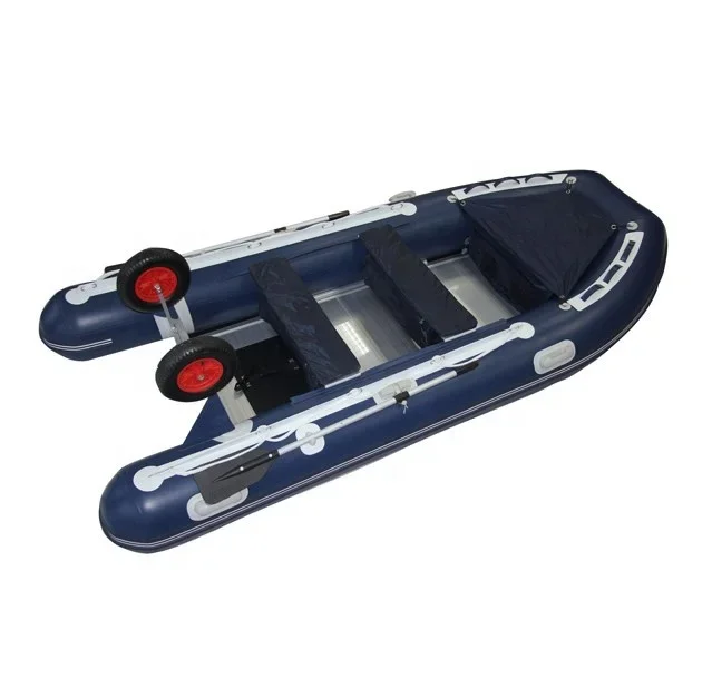 

Heat Sale 12ft 380cm Aluminum Floor PVC Inflatable Zodiac Rubber Boats for Sale