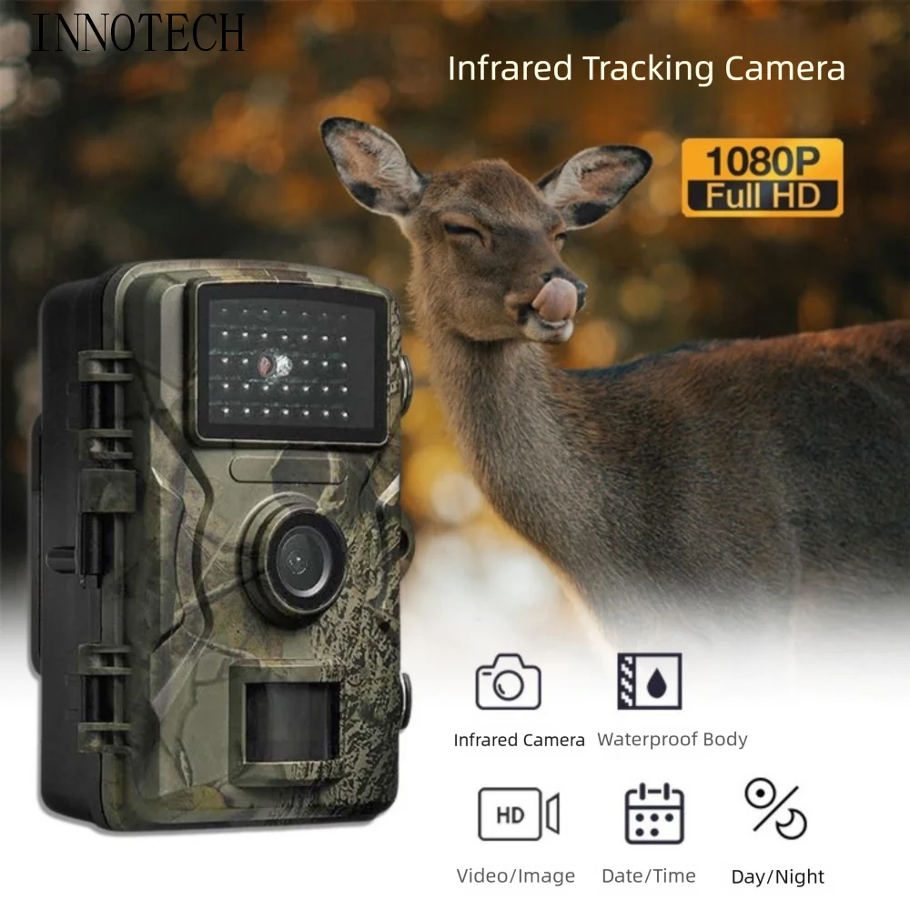 

IP66 Waterproof Outdoor Trail Camera HD 1080P Video 16MP Image Resolution Infrared Night Vision Camera Infrared Technology