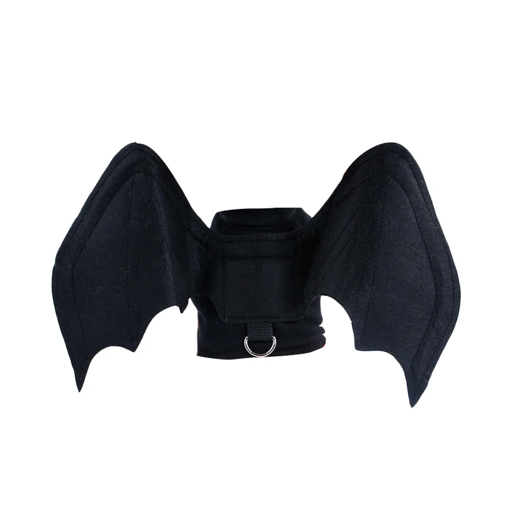 

Funny Dog Clothes Bat Wings Shape Halloween Felt Dress Puppy Pet Clothes for Festival Party Photography Dog Dress