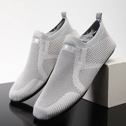 YRZL Mesh Loafers Men Driving Moccasins High Quality Flats Walking Shoes Breathable Non Slip Casual Loafers Summer Mens Shoes