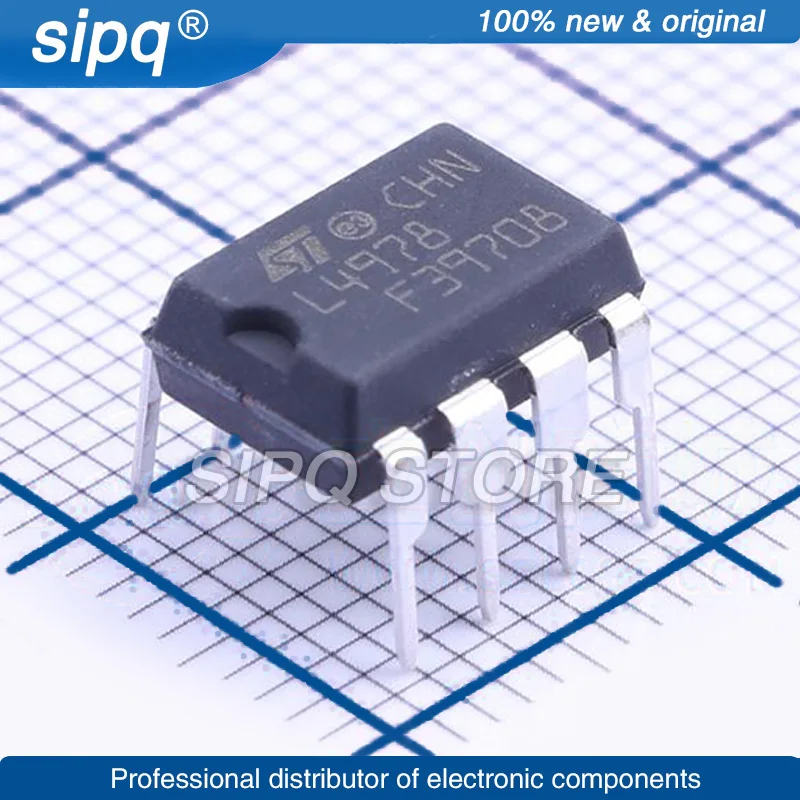 

10PCS/LOT L4978 STEP-DOWN TYPE ADJUSTABLE 3.3V~50V 2A 8V~55V DIP-8 DC-DC CONVERTERS New Original In Stock Authentic Product IC