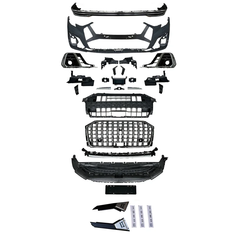High Quality Wholesale Hot Sale Plastic & Carbon Fiber Front Bumper Facelift Automotive Body Kit