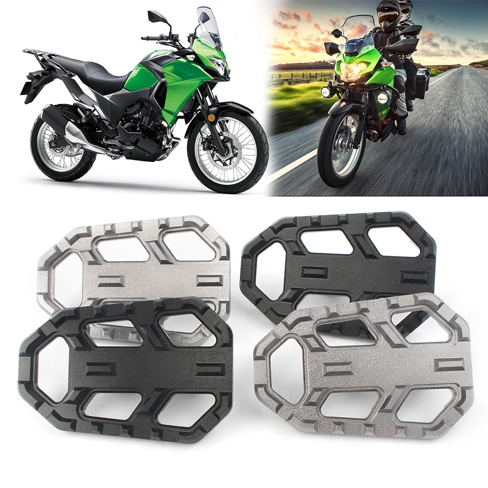 

Алюминиевые мотоциклетные широкие подножки с ЧПУ, подножки для Kawasaki VERSYS-X300 2017-2018 и VERSYS 650 VERSYS 1000 2015-2019