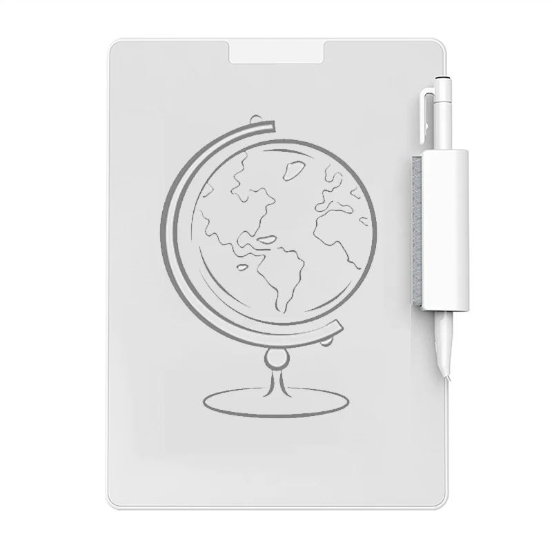 

10-дюймовая магнитная доска для рисования с частичной стиранием, для дома и офиса, для письма, рисования и эскизов, подарок