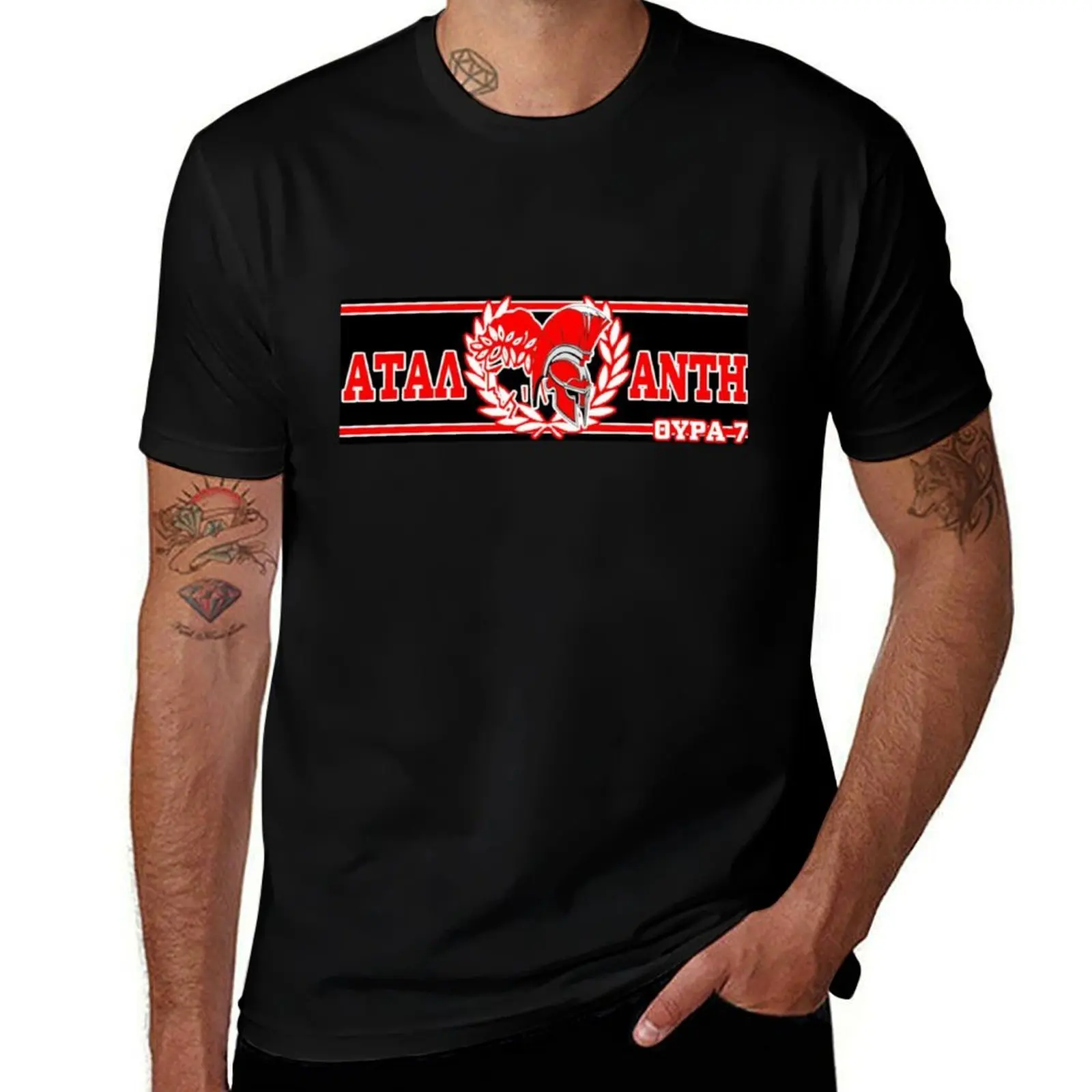 

Olympiacos Gate 7 T-Shirt t shirts for man graphic vintage anime t shirts oversize T-Shirt