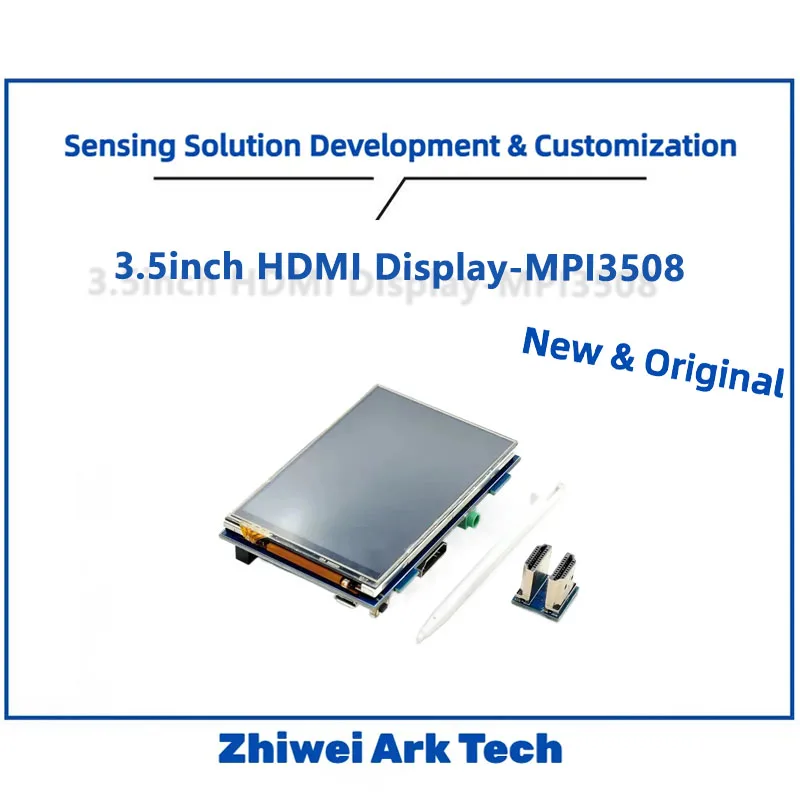 

MPI3508 3.5" HDMI Touch Screen, 480x320/1920x1080, for Raspberry Pi 4B/3B/Orange Pi, USB Powered, Resistive Touch