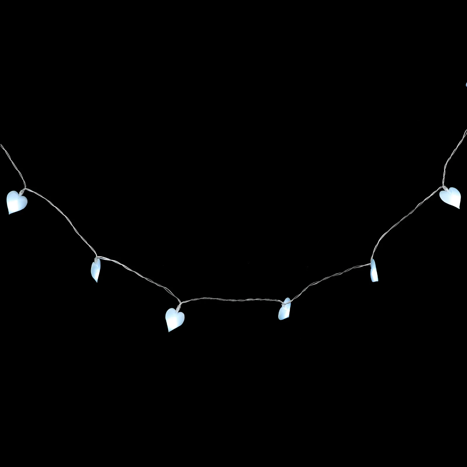 

1pc 3 Meter Heart Shape String Light Indoor Fabric Led Fairy Lights Valentine Party Wedding Decor Operated