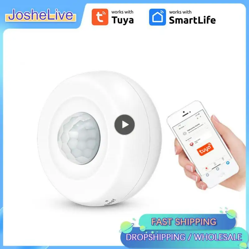 

Tuya WiFi PIR Motion Sensor Wireless Infrared 360 Detector Security Anti-theft Alarm Human Body Sensor APP Control