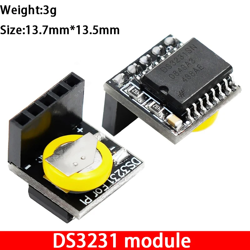 DS3231 Moduł zegara czasu rzeczywistego 3,3 V/5 V dla Raspberry Pi