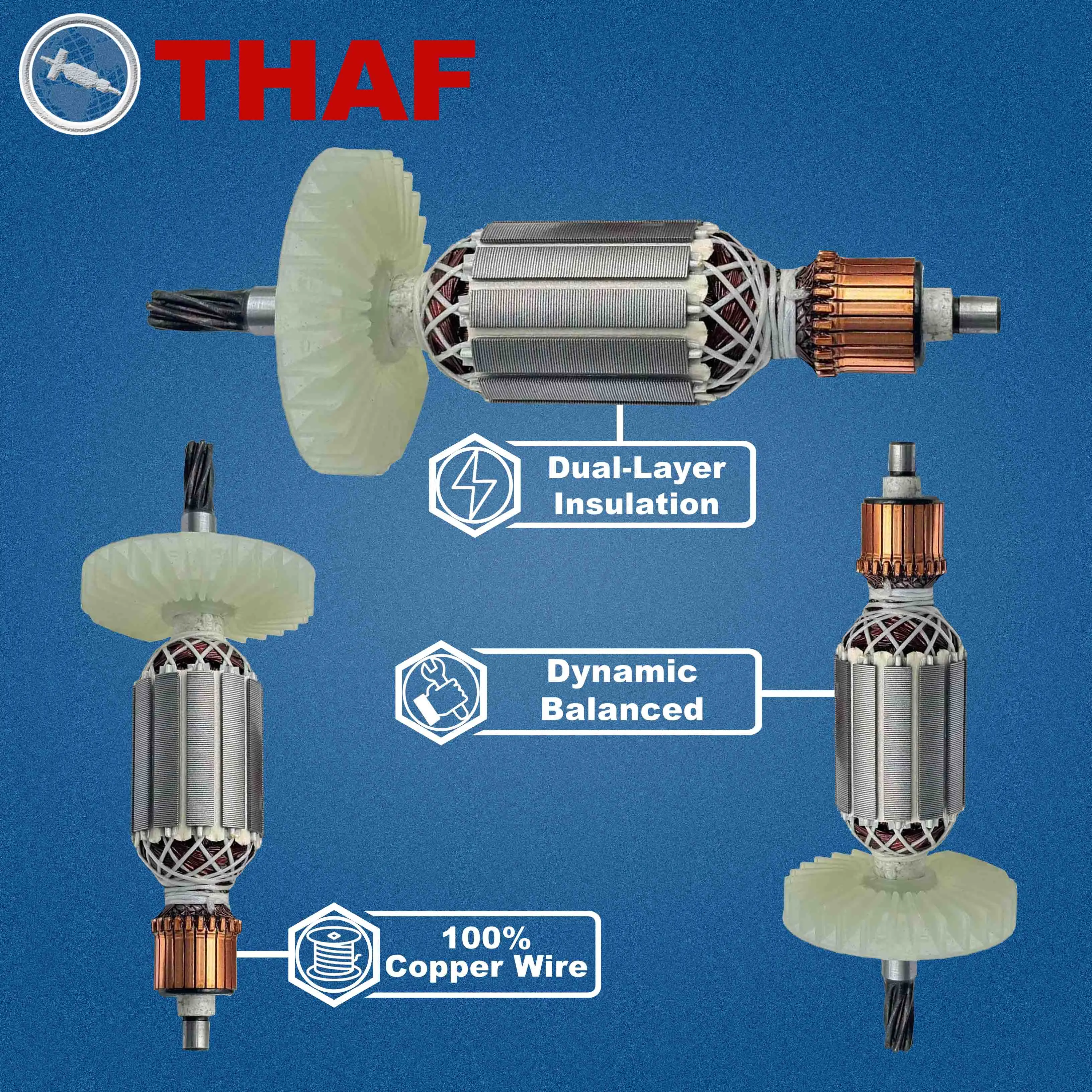 THAF HR2460 HR2470 Armature Ro - Power Tools Jack Hammer review and price