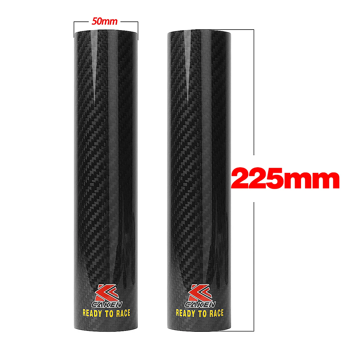 Für KTM Honda Yamaha Kawasaki Suzuki Husqvarna CRF XR YZ KX RM WR SX EXC 2002-2023 Motorrad Gabel Wraps Carbon Faser Protektoren – Detail 11