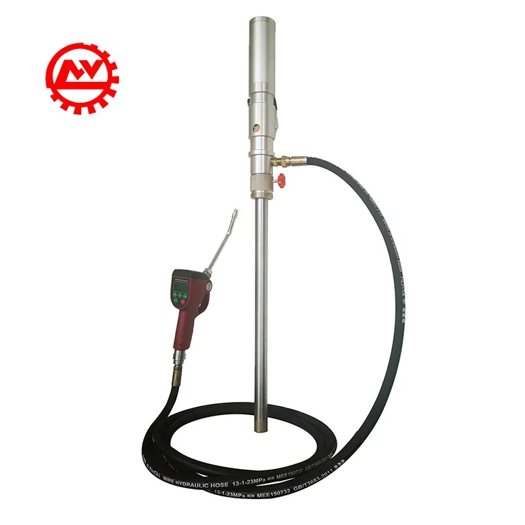 

Комплект пневматического насоса для перекачки смазки/масла из бочек 120 фунтов/16 галлонов с дозирующим пистолетом и предустановленным дозатором