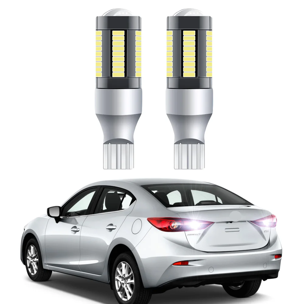 

2Pcs For Mazda 3 Sedan 2014 2015 2016 2017 2018 LED Backup Reversing light Bulb Canbus No Error