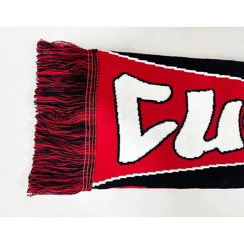 145*20 cm Size Winners Way of Life Curva Nord 2005 Scarf for Fans Double-faced Knitted US003