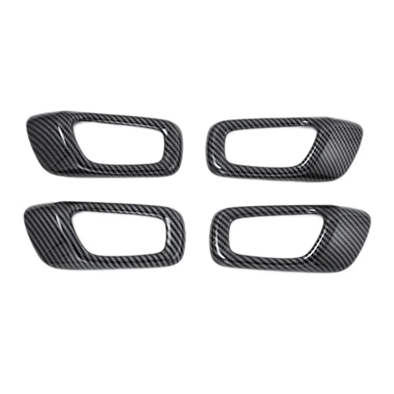 

A51K-автомобильная внутренняя дверная ручка из углеродного волокна, накладка на внутреннюю дверную ручку для Honda Civic 11-го поколения 2021-2022