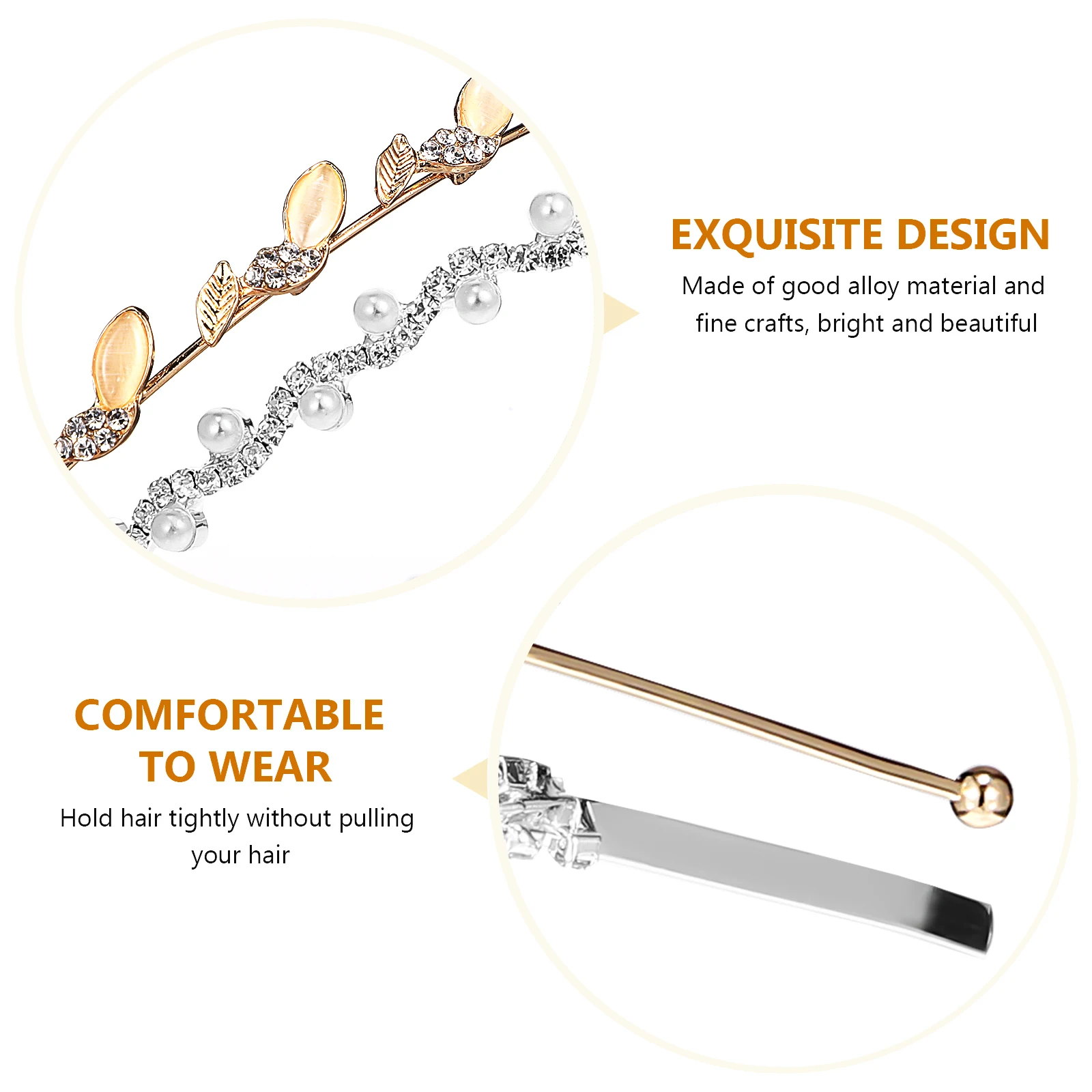 

6 Pcs Rhinestone Headband Wedding Bridal Hair Band Crown Headpiece Silver Gold Diamond Hair Tool