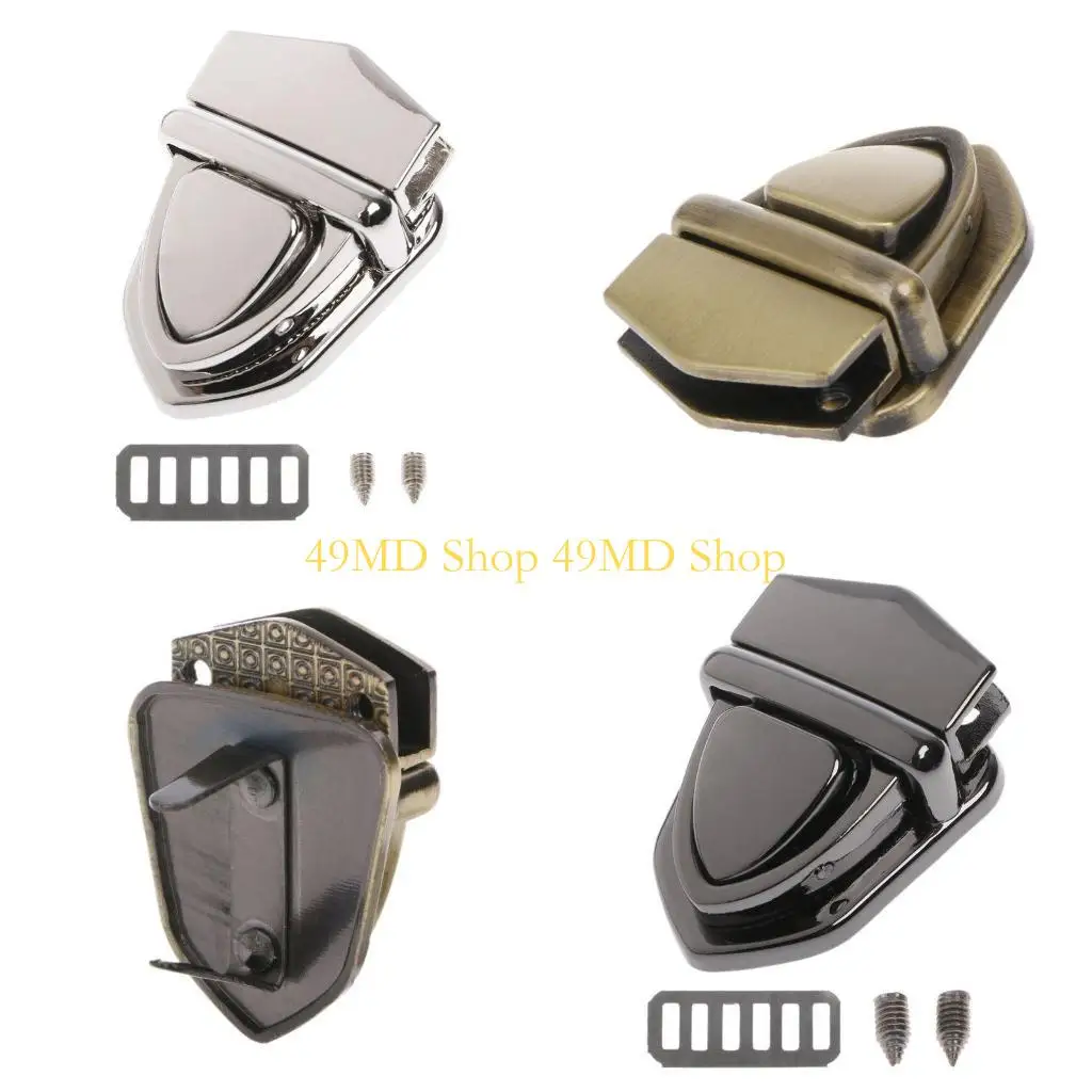 

49MD 1Pc Turn Locks Twist Lock DIY Metal Clasp Handbag Shoulder Bag Purse