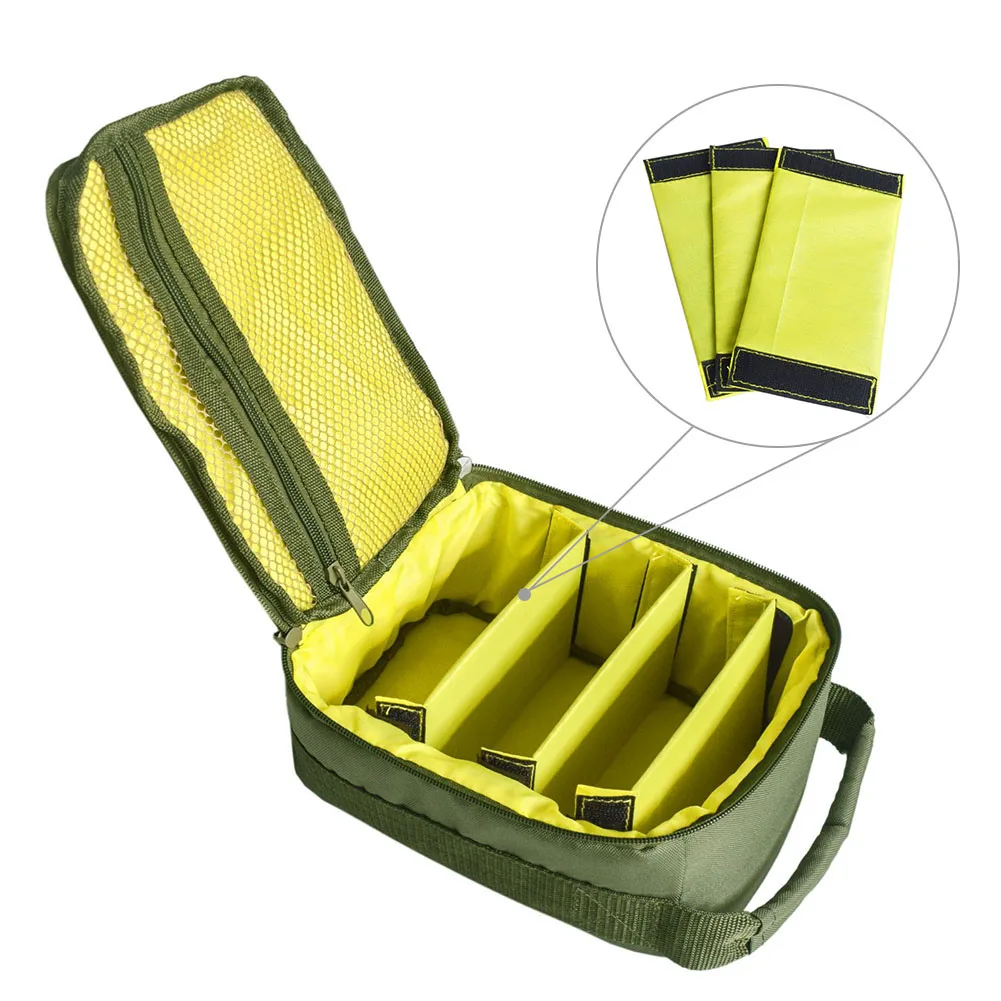 

600d Oxford Outdoor Fishing Tackle Bag Adjustable Waterproof Cloth Fishing Reel Fishing Line Storage Handbag