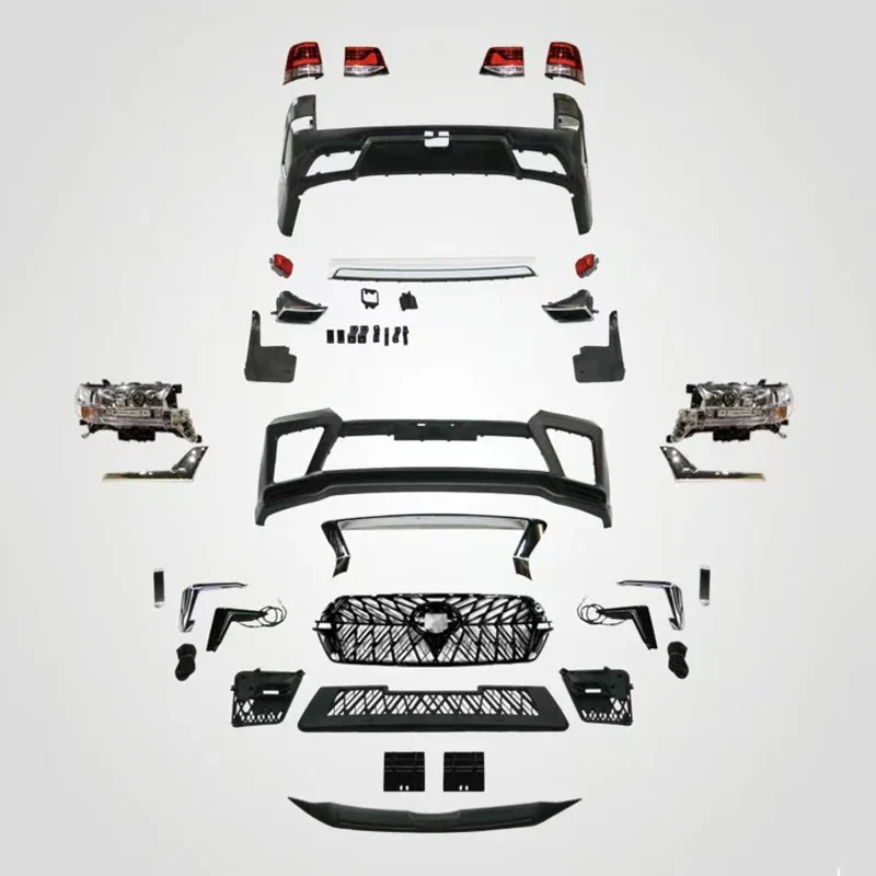 Latest Stock FOR LandCruiser Modern PP Reinforced Rail BODYKIT Eagle Eye Light